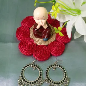 Silver Oxidised Earrings