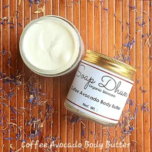 Coffee avocado body butter